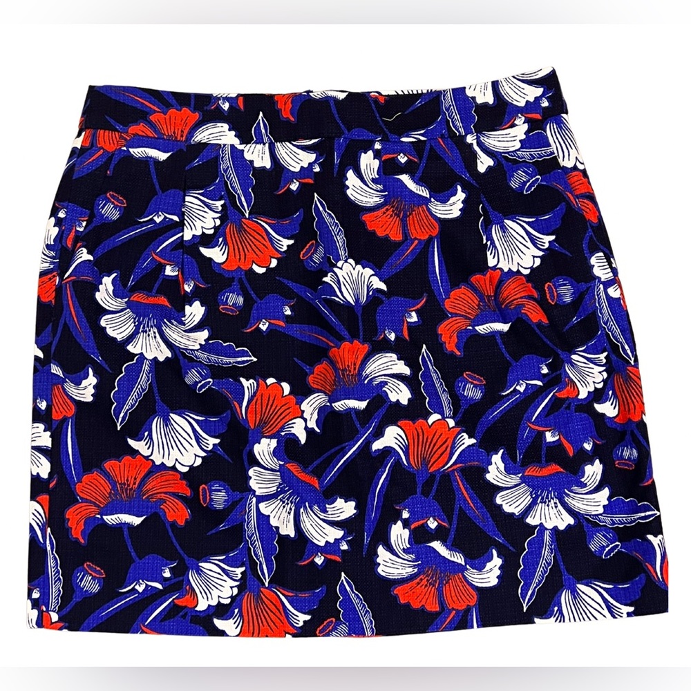 J Crew Mini Skirt with zipper in the back.